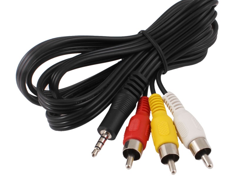 CABLE 3.5 A 3 RCA 1.80 mts. CABLE 7
